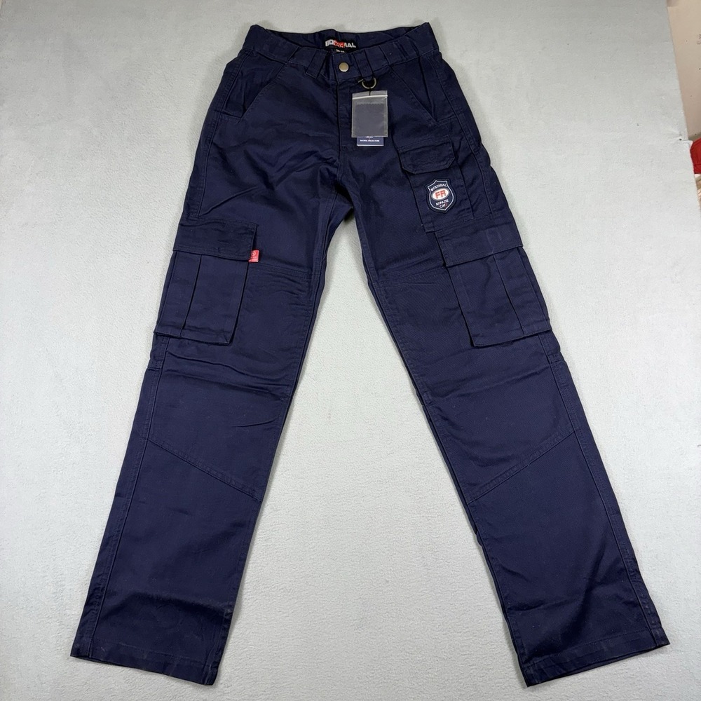 BOCOMAL FR Pants 28x32 NFPA 2112 CAT 2 Flame Resistant Cargo Work Navy NWT